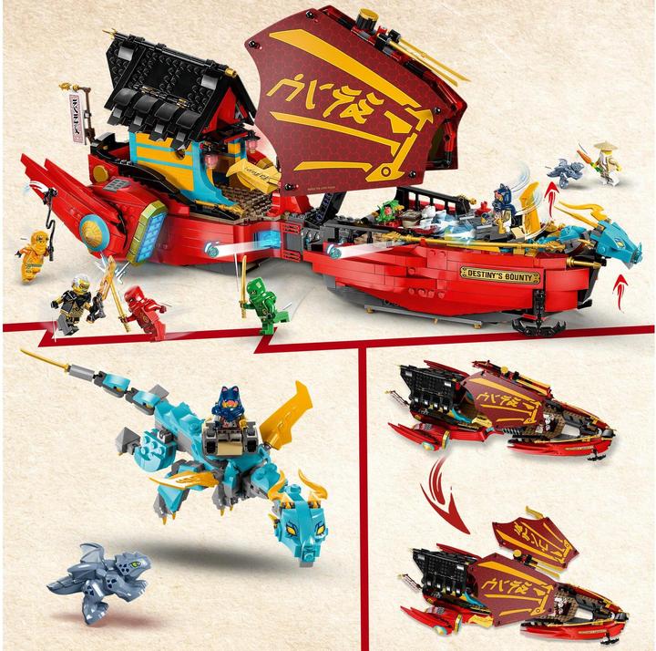 Image du produit LEGO Les planeurs Ninja font la course contre la montre (71797, LEGO Ninjago)