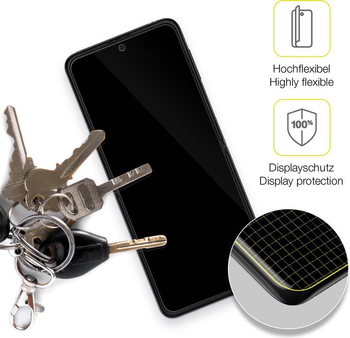 Actual product image Dipos Screen Protector Full-Cover 3D (2 Piece, Samsung Galaxy Z Flip5)