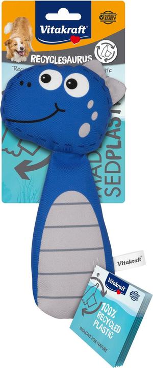 Actual product image Vitakraft Dino Sling shot dog toy, 24 cm, royal blue (Dog chew toy)