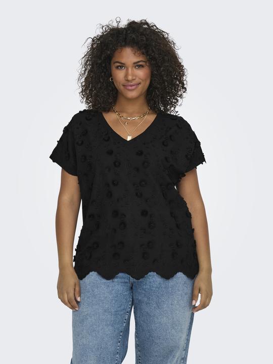 Produktbild Only Normal geschnitten V-Ausschnitt Curve Top Top (M)