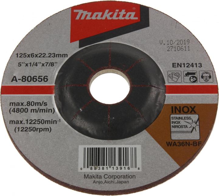Actual product image Makita Cordless angle grinder DGA504Z (125 mm)