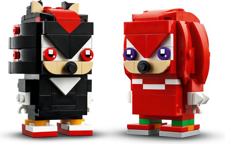 Actual product image LEGO BrickHeadz Sonic the Hedgehog Knuckles & Shadow (40672, LEGO Brickheadz)