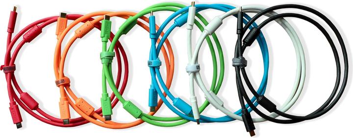 Actual product image DJTechTools Chroma Cables USB-C to C Red (1 m)