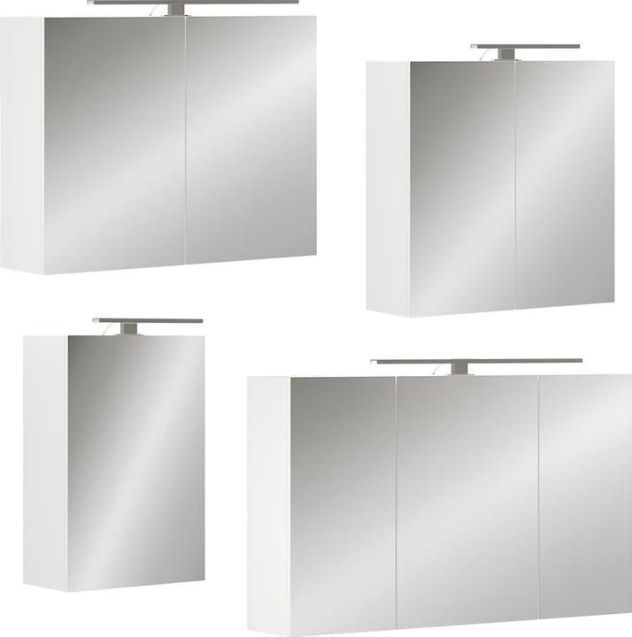 Produktbild Vichy Badspiegelschrank Lavio, Weiss, 60 x 60 cm mit LED-Beleuchtung (60 x 60 x 20 cm)