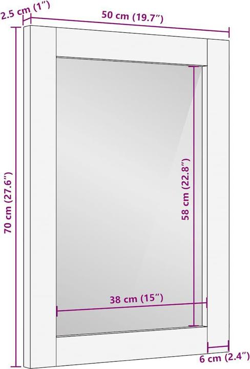 Immagine prodotto VidaXL Contea di Cili (50 x 70 x 2,5 cm)