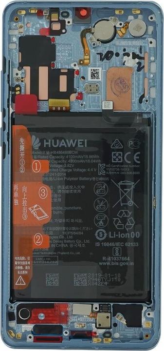 Image du produit Huawei Unité d'affichage + cadre + batterie P30 Pro cristal 02354NAG (Écran, Huawei P30 Pro)