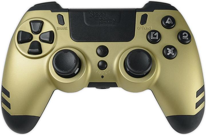 Actual product image Steelplay Slim Pack Wireless Controller Gold Multi (PS4, PC)