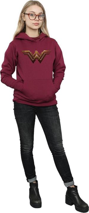 Image du produit - Sweat à capuche JUSTICE LEAGUE MOVIE WONDER WOMAN EMBLEM - Femme (M)