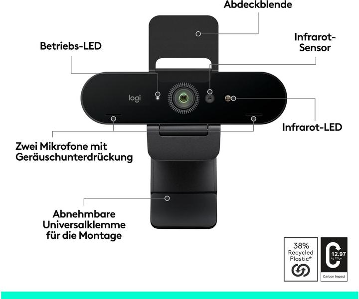 Produktbild Logitech BRIO 4K (13 Mpx)