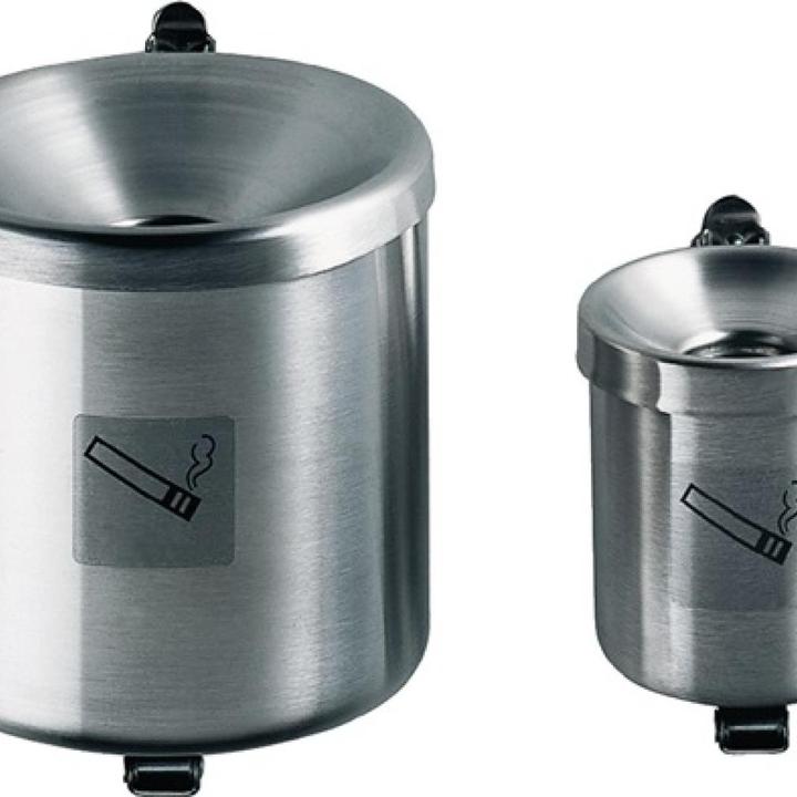 Productafbeelding TKG Sicherheitswandascher Ø90xH100mm silberfarbig m.Kippvorrichtung