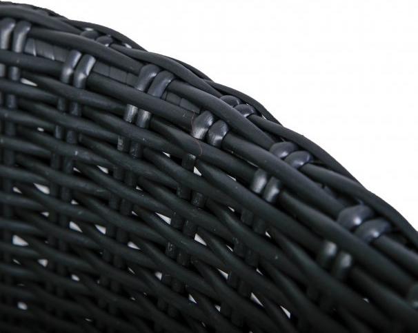Actual product image Greemotion Dog Sofa Rattan Look Round, Black, Size S (Dog, Cat)