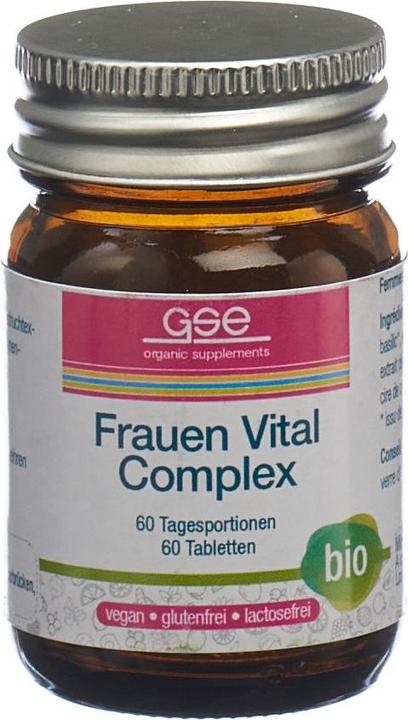 Produktbild GSE Frauen Vital Complex Bio Tabl (60 Stück, Tabletten, 123 g)