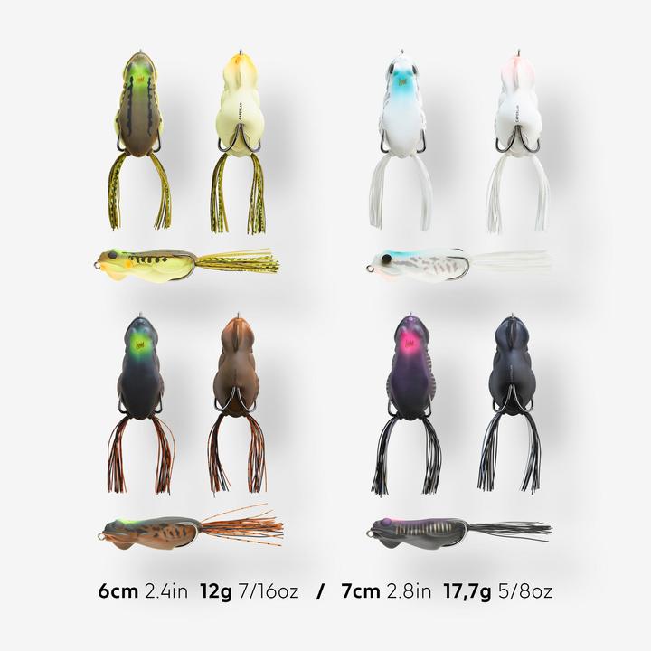 Immagine prodotto Caperlan Esca artificiale Frog 70 bianco (7 cm)