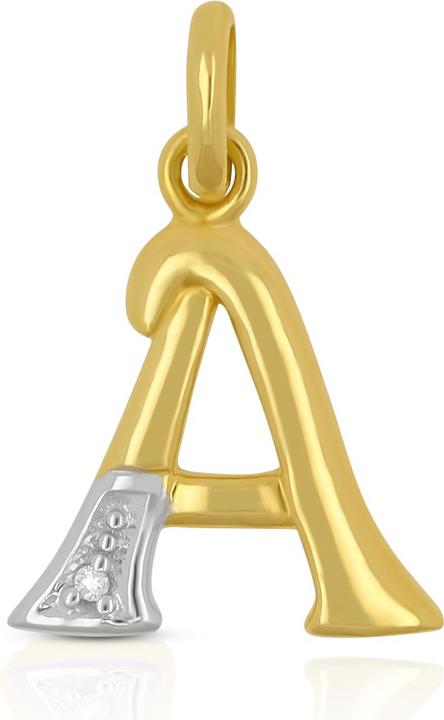 Produktbild Muau Buchstabe (750, Weissgold, 18K Gelbgold)