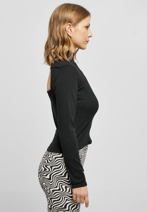 Actual product image Urban Classics Ladies Rib Back Cut Out Longsleeve (4XL)