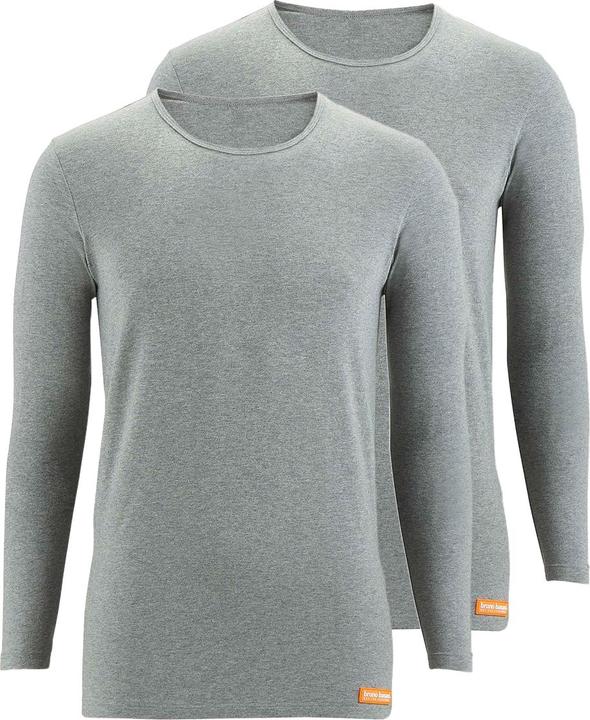 Produktbild Bruno Banani 2er Pack WARM UP Unterhemd / Shirt Langarm (M)
