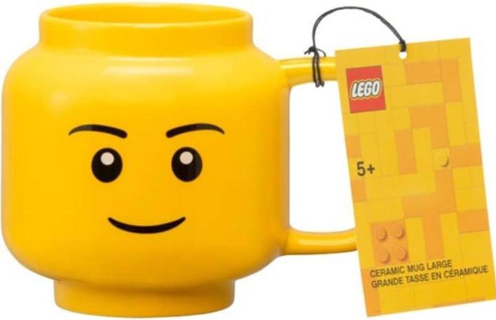Actual product image Room Copenhagen LEGO Ceramic Mug Boy, large,yellow (1 x)