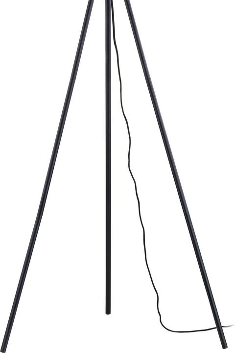 Produktbild Lindby Tamira Stehlampe Rattan 150cm schwarz (E27)