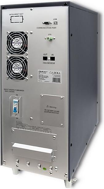 Immagine prodotto Qoltec Onda sinusoidale pura 53044 (10000 VA, 800 W, Doppio convertitore online UPS)