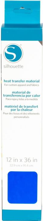 Produktbild Silhouette Aufbügelfolie 30.5 cm x 91.4 cm Glatt, Neon Blau