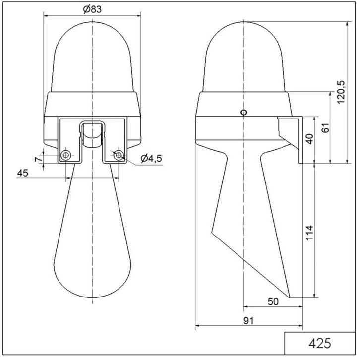 Produktbild Werma Blitz/Hupe-Kombination 425