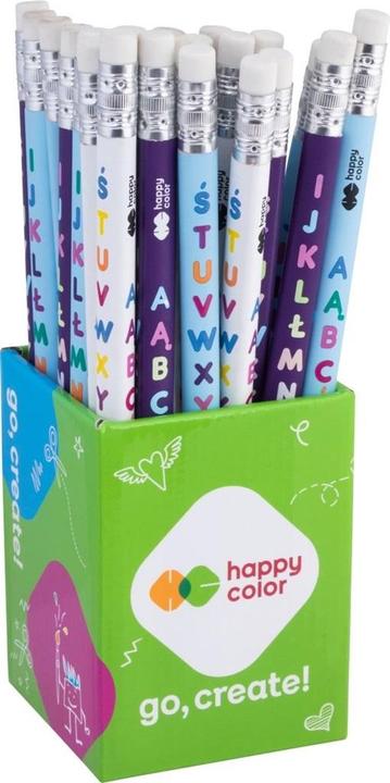 Actual product image GDD Dreieckiger Jumbo-Bleistift 2B (24 Stück) HAPPY COLOR (2B, 24 x)