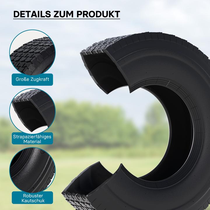 Produktbild Wiltec Mantel Rasenmäherreifen 13x5.00-6 Reifendecke Rasentraktor Aufsitzmäher Reifen (Rasentraktor)