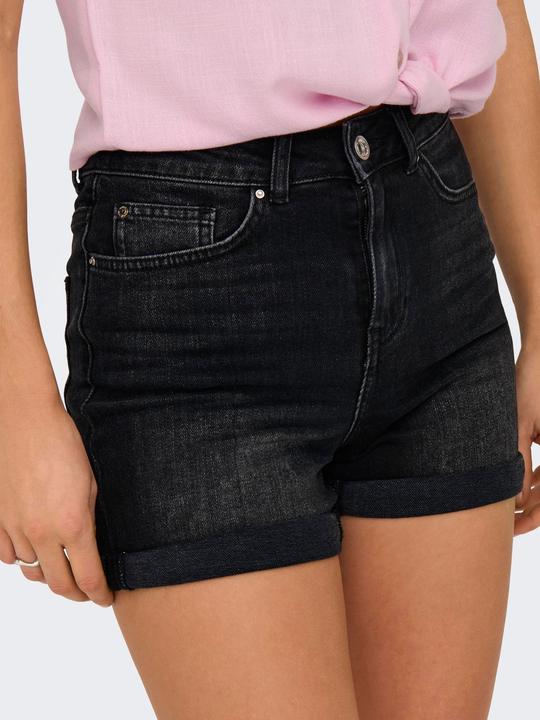 Produktbild Only ONLJOSEPHINE Hohe Taille Normal geschnitten Jeans-Shorts Jeans-Shorts (XS)