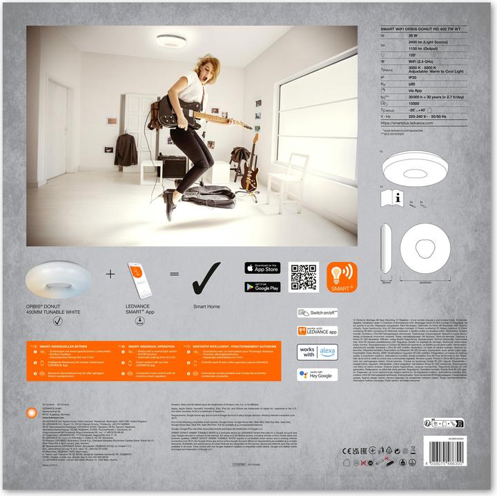 Actual product image Ledvance Smart+ Orbis Donut (2500 lm)