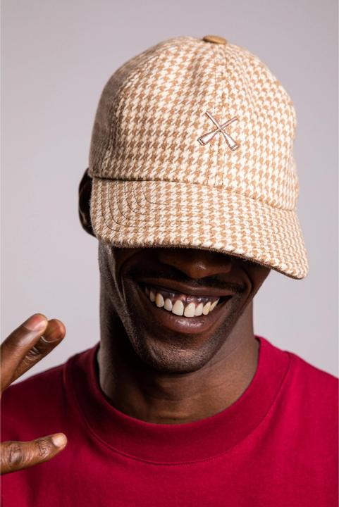 Image du produit Béton X Ciré casquette à visière courbée houndstooth (L)