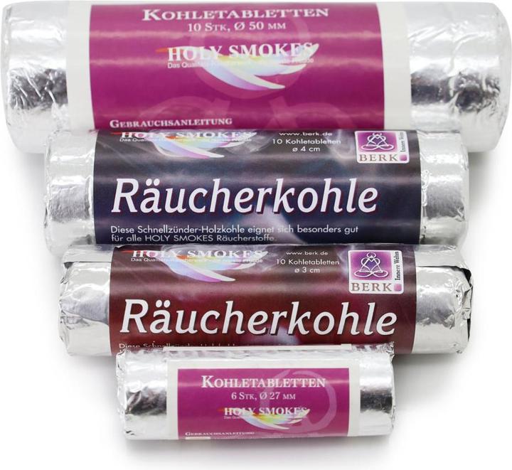 Immagine prodotto Berk Tavolette di carbone di legna da 3,3 cm (4 x)