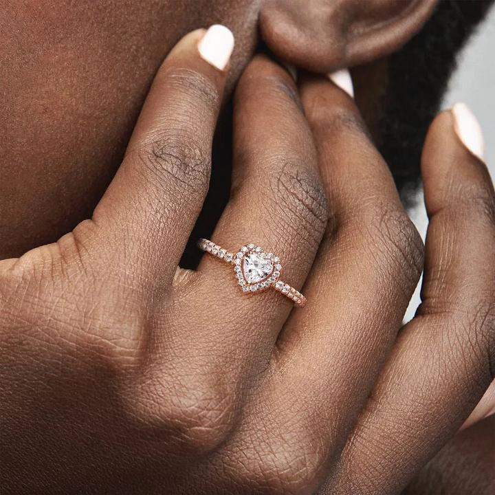 Image du produit Pandora Bague coeur scintillant (56, Argent 925)