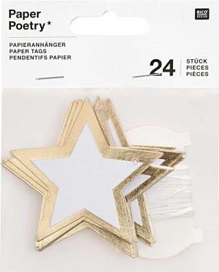 Immagine prodotto Paper Poetry Set di etichette regalo (Nastro da regalo, 24 x)