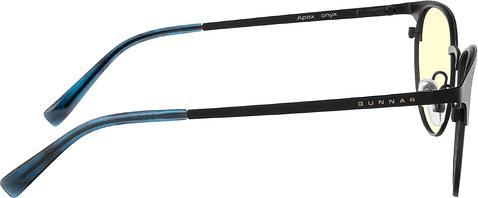Actual product image Gunnar Gaming Glasses Apex Onyx Navy Amber