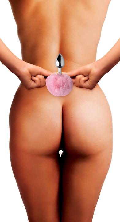 Actual product image Tailz Fluffy Bunny Tail - Anal Plug