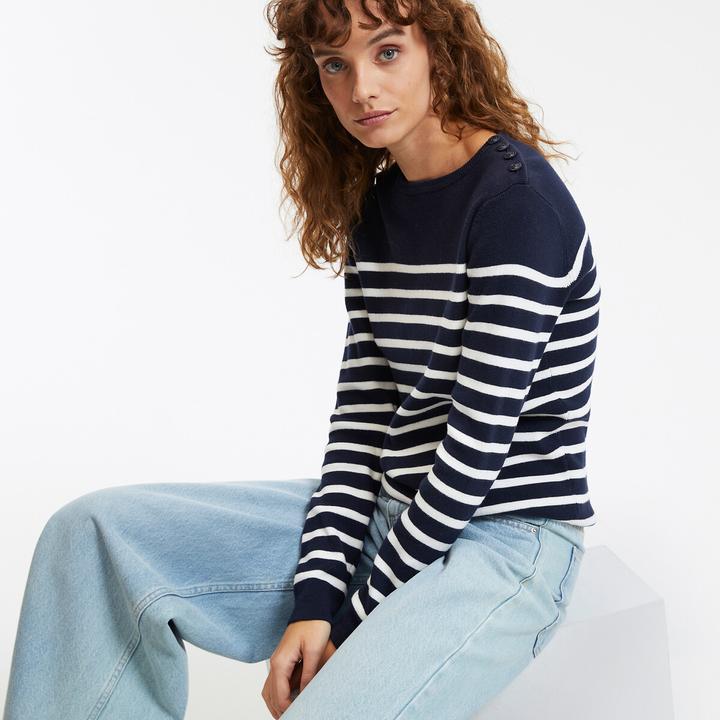 Image du produit La Redoute Collections Pull à rayures (XS)