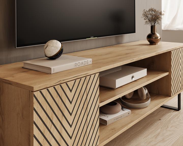 Image du produit ADRK Furniture TV-Schrank Lorello Fischgrät 155 cm