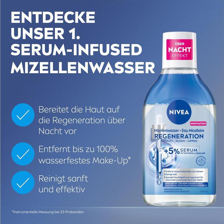 Produktbild NIVEA Regeneration Serum Mizellenwasser (Mizellenwasser, 400 ml)