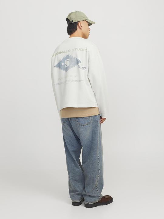 Actual product image Jack & Jones Jorretiro Back Sweat Crew Neck Se25 Ln (L)