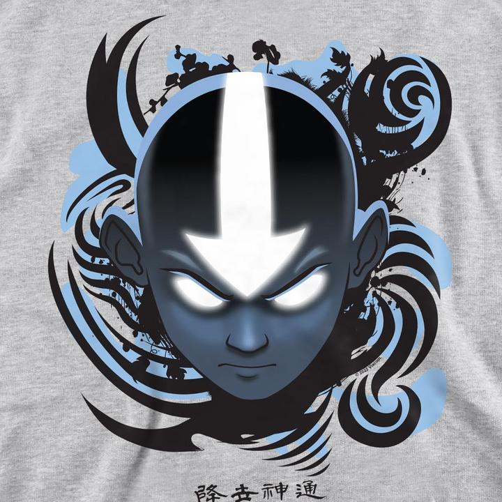 Immagine prodotto Avatar: The Last Airbender Blue and Black Felpa Kanji Adulto Unisex (M)
