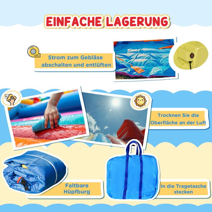 Produktbild Homcom Hüpfburg Oxford Mehrfarbig