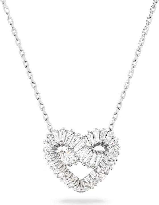 Immagine prodotto Swarovski Collana Matrix Vari Tagli Cuore Bianco (Metallo Swarovski, 38 - 43 cm)