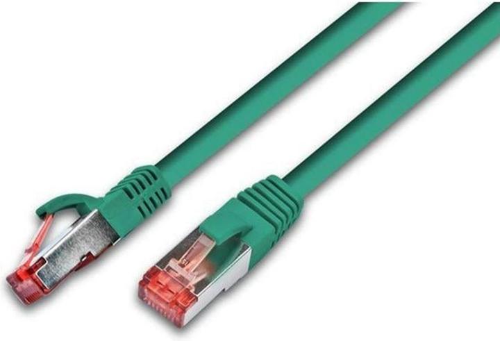 Wirewin Câble de raccordement : S/FTP, 0,5 m, vert (S/FTP, CAT6a, 0.50 m)