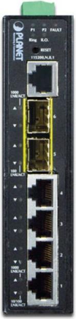 Actual product image Planet IGS-5225-4T2S (6 Ports)