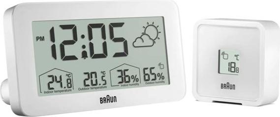 Immagine prodotto Braun Orologi BC13WP Stazione meteorologica radio DCF
