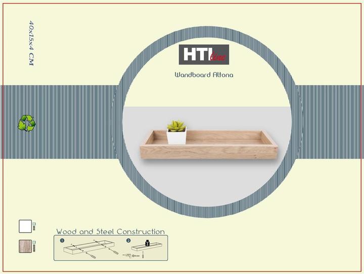 Image du produit HTI-Line Wandboard (40 x 15 x 4 cm)