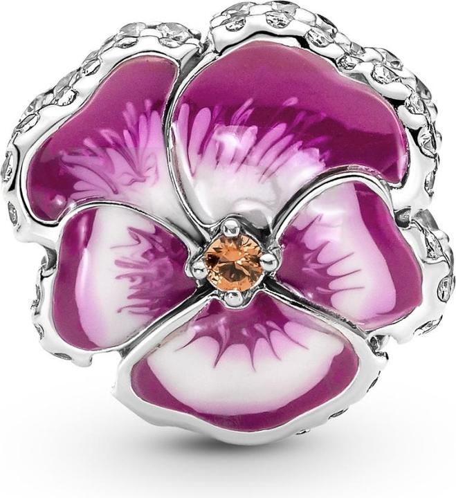 Immagine prodotto Pandora Fascino rosa a forma di viola del pensiero (Argento 925)