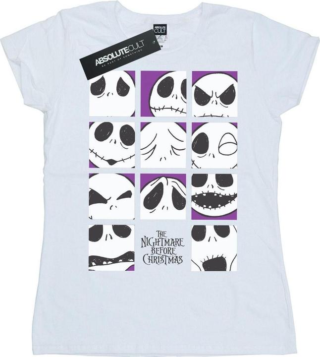 Produktbild Disney Nightmare Before Christmas Many Faces Of Jack Squares TShirt (S)