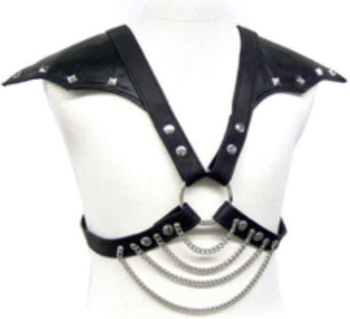 Leather body Corps En Cuir Avec épaulettes