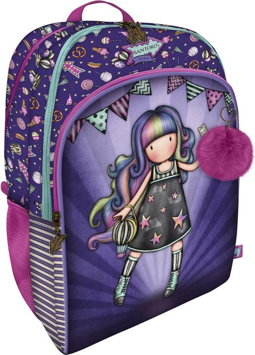 Santoro Sac à dos scolaire Gorjuss Up and away Violet 34.5 x 43.5 x 22 cm